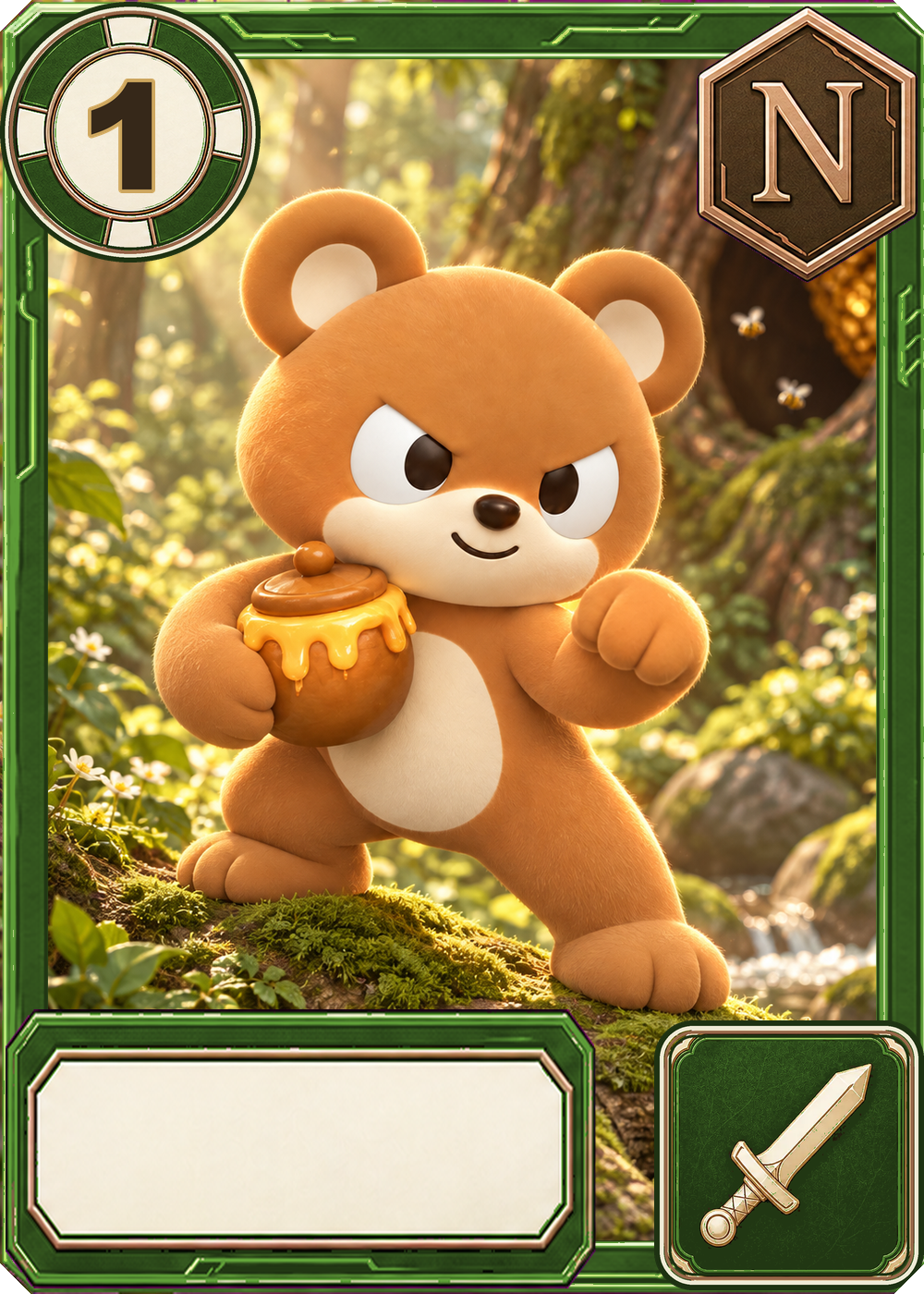ハチミツグマのカード画像