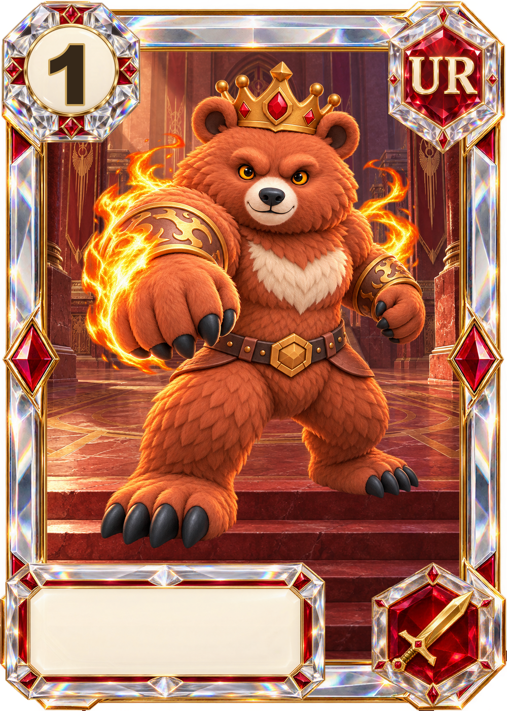 炎帝グマのカード画像
