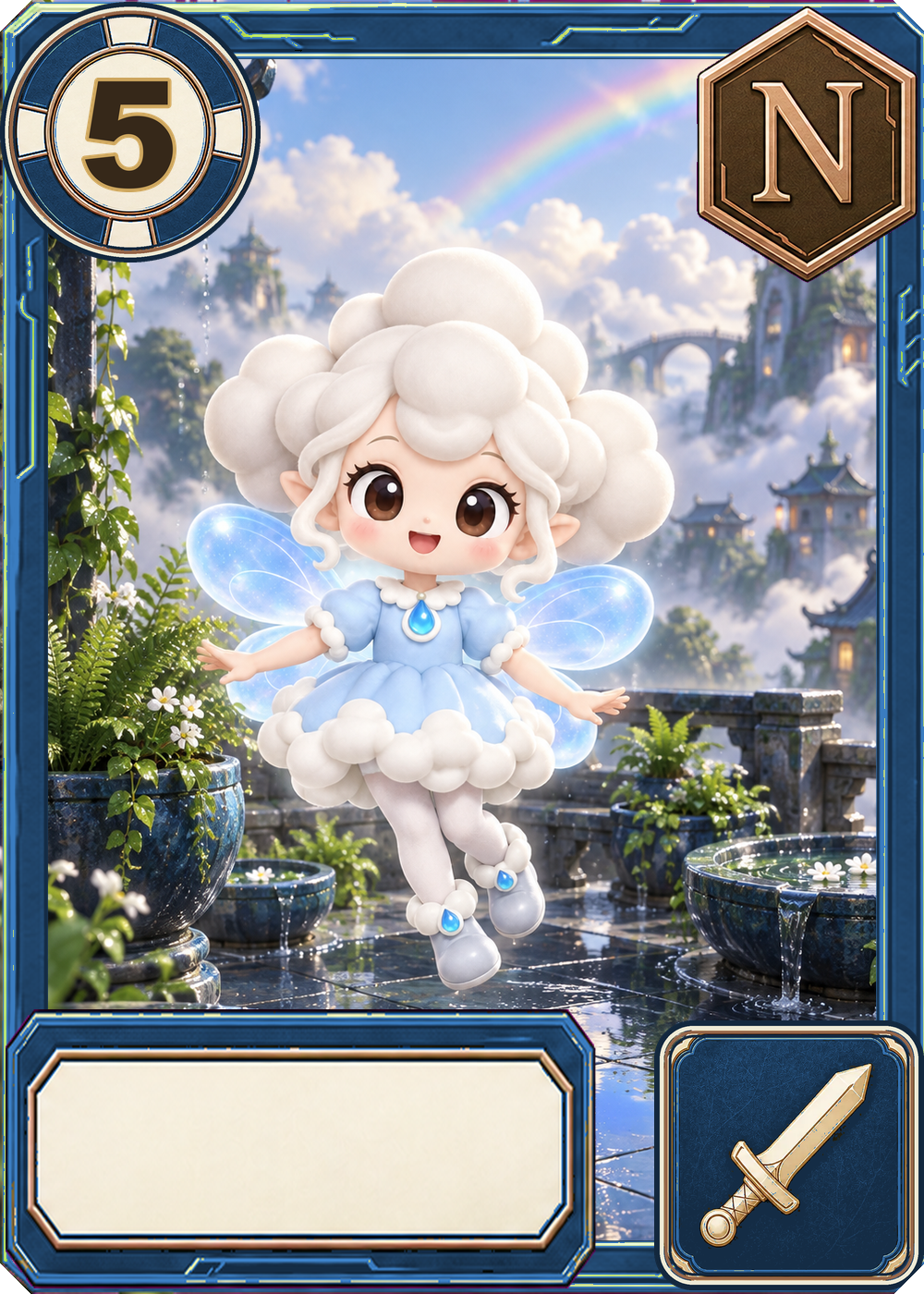 雲の精霊のカード画像