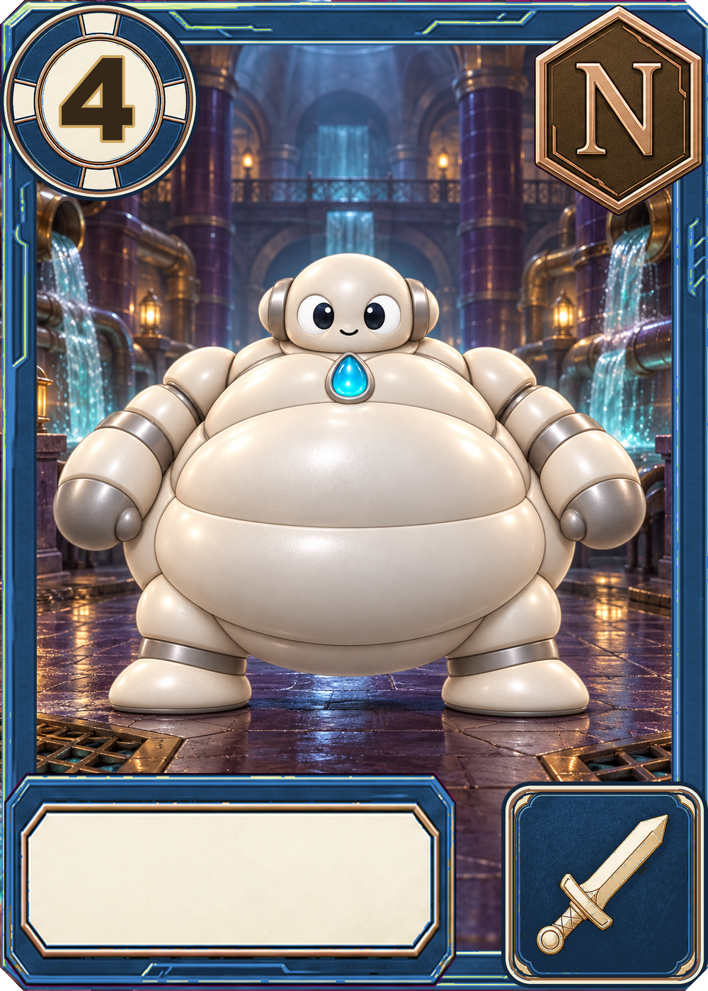 白金ゴーレムのカード画像